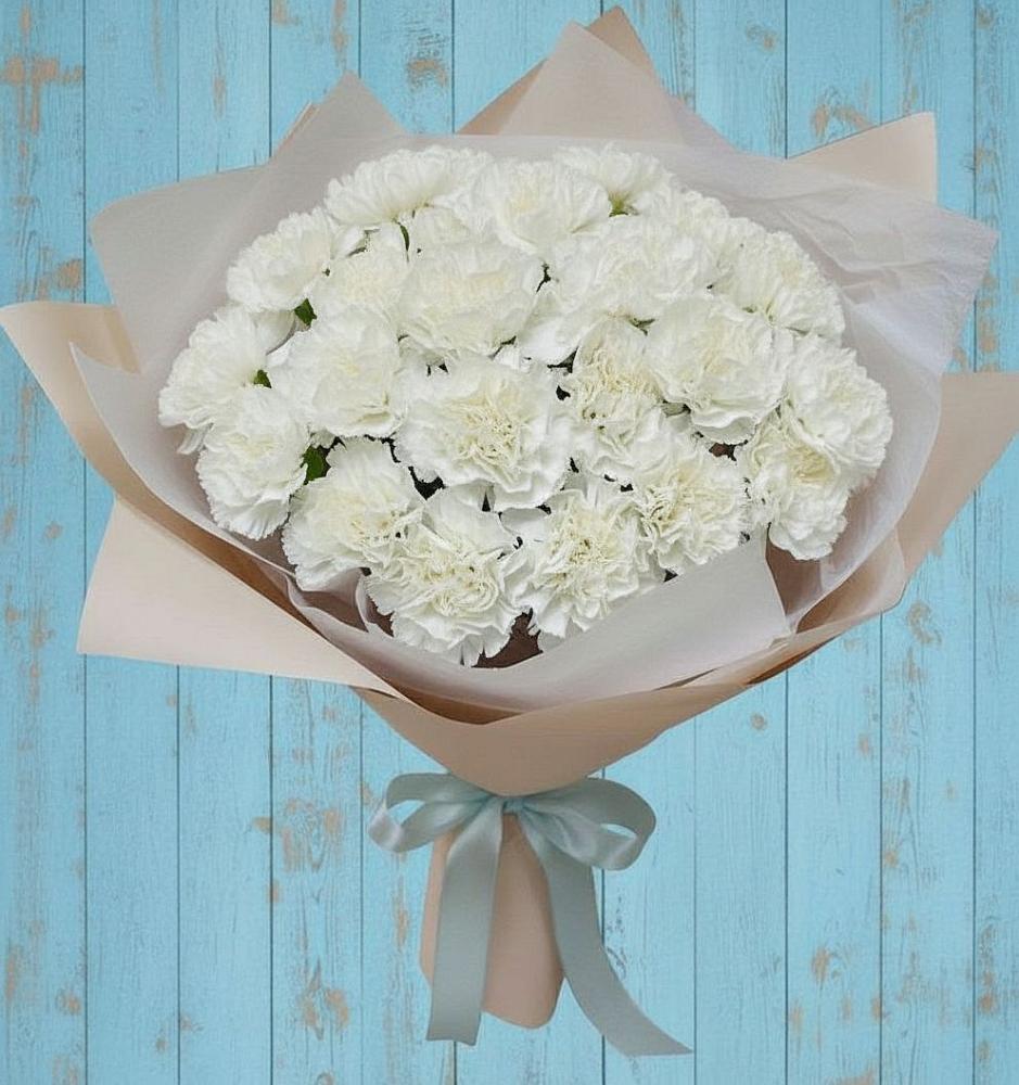 Букет цветов из: Гвоздики в Редино