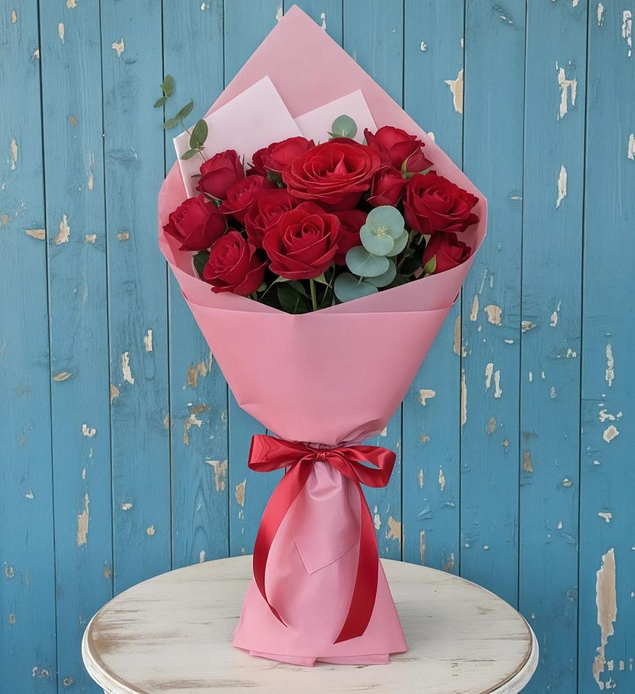 Букет цветов из: Розы в Редино