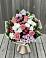 Букет цветов из: Альстромерии, Гвоздики, Розы и Хризантемы в Редино
