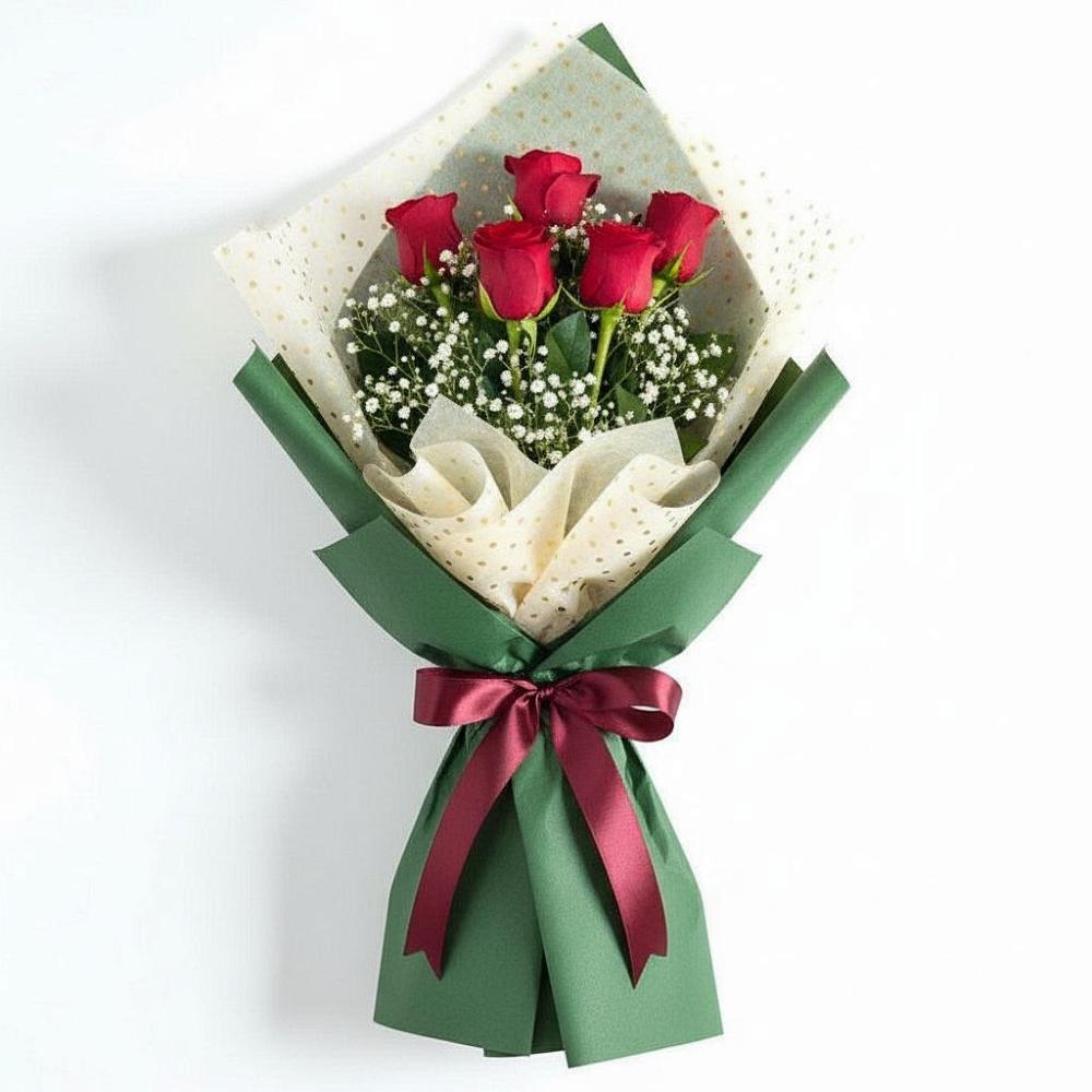 Букет цветов из: Розы в Редино