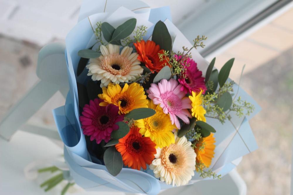 Букет цветов из: Герберы в Редино