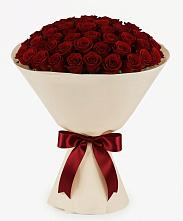 Букет 101 Бордовая роза Блэк Бакарра в Редино