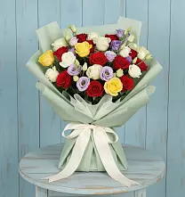 Букет цветов из:  Розы в Редино