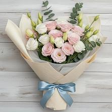 Букет цветов из:  Лизиантусы в Редино