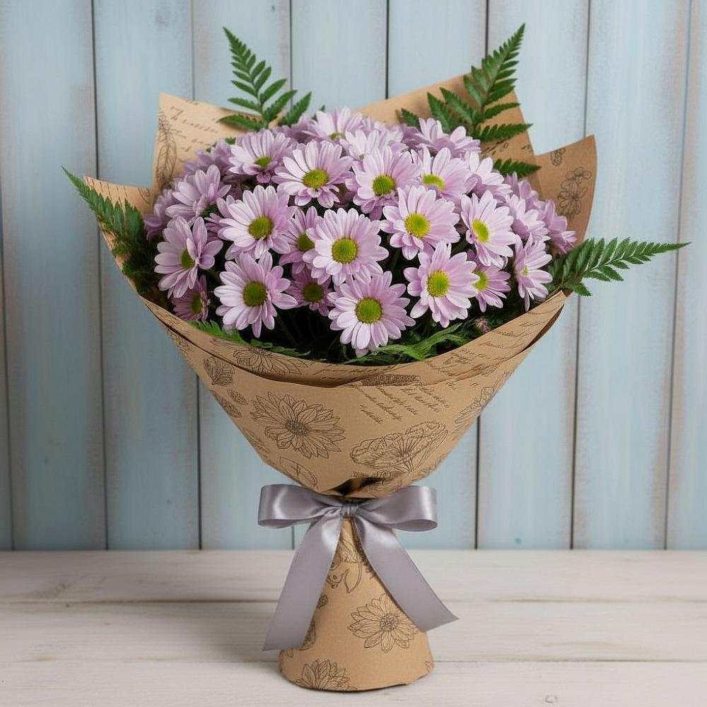 Букет цветов из: Хризантемы в Редино