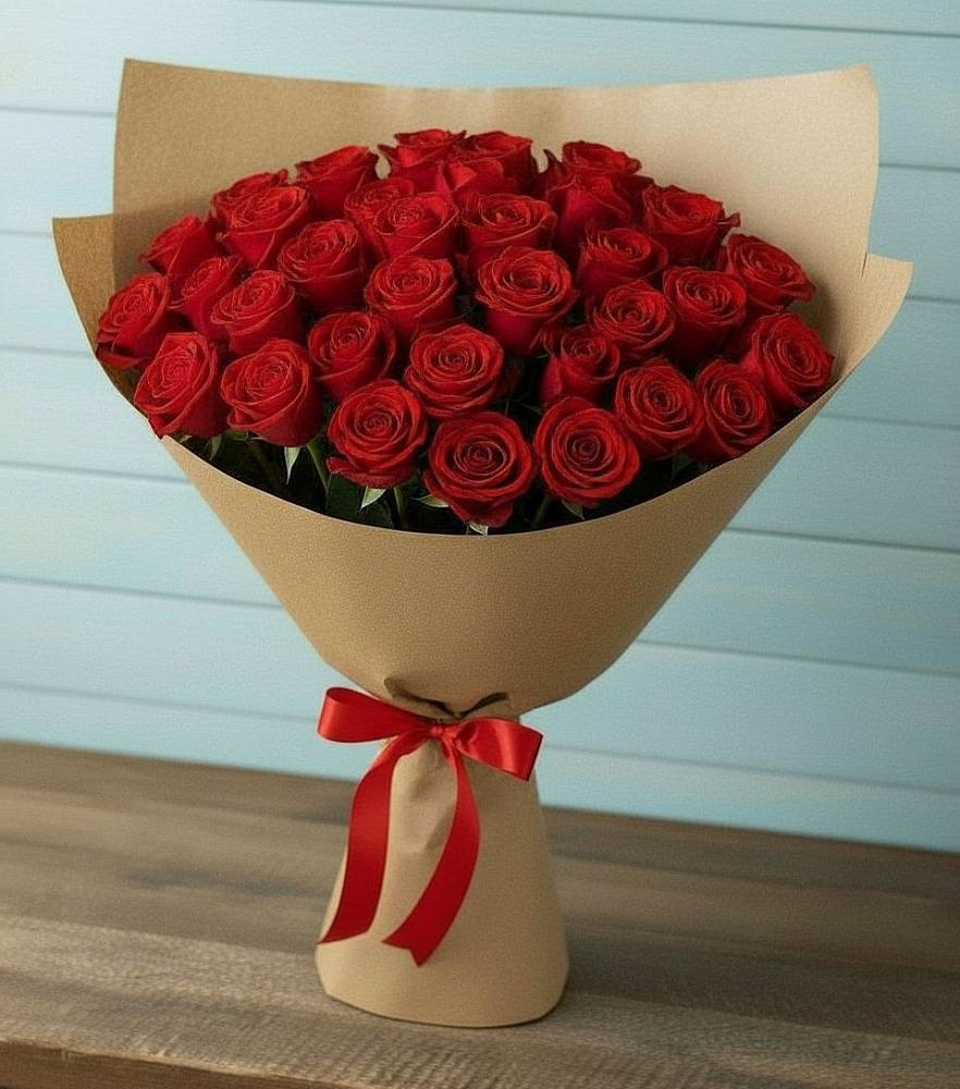 Букет Красные розы Милано в Редино