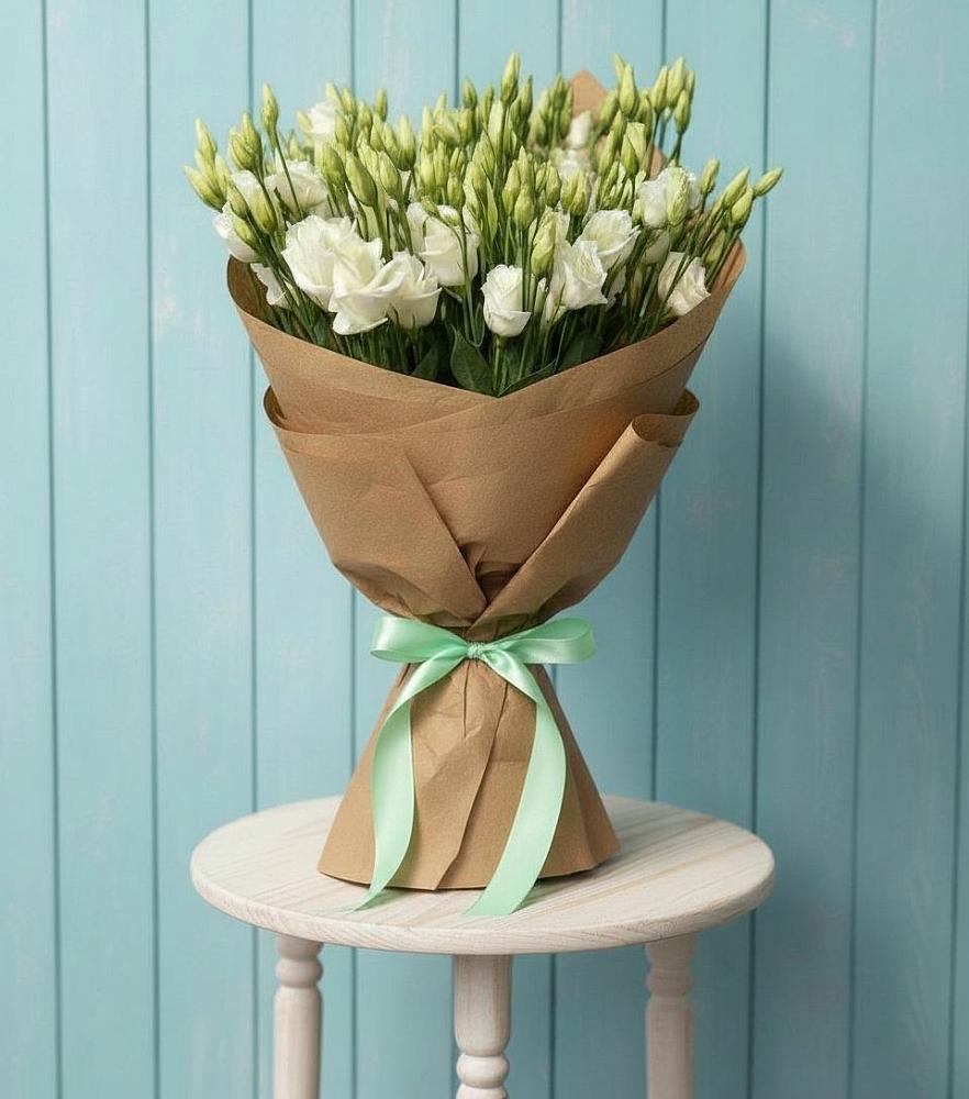 Букет цветов из: Лизиантусы в Редино