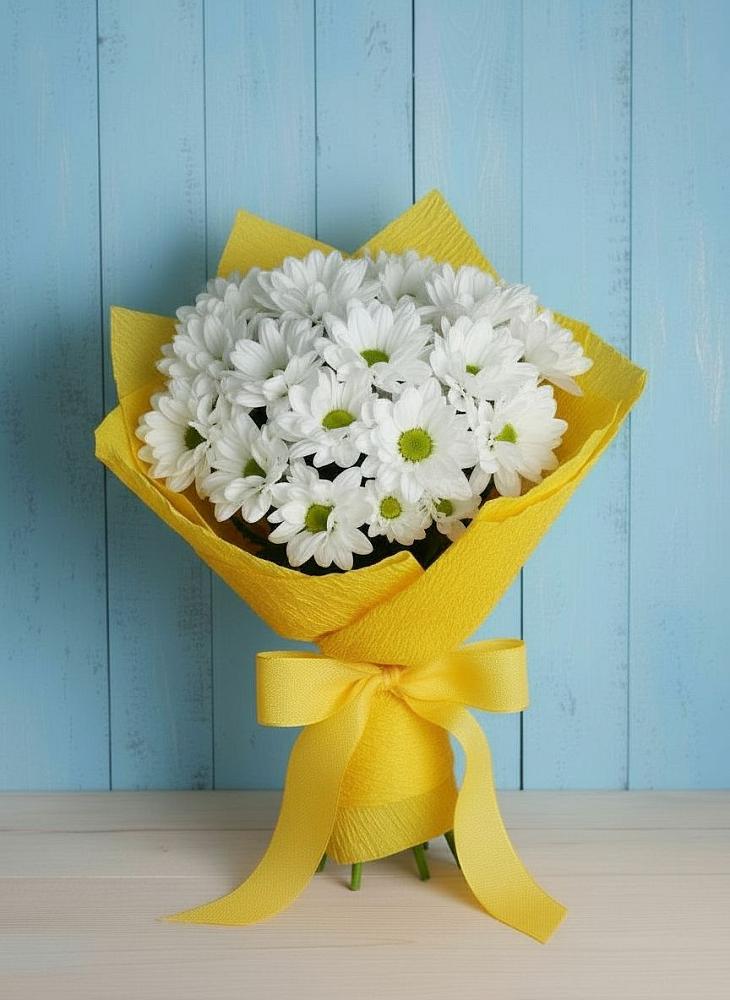 Букет цветов из: Хризантемы в Редино