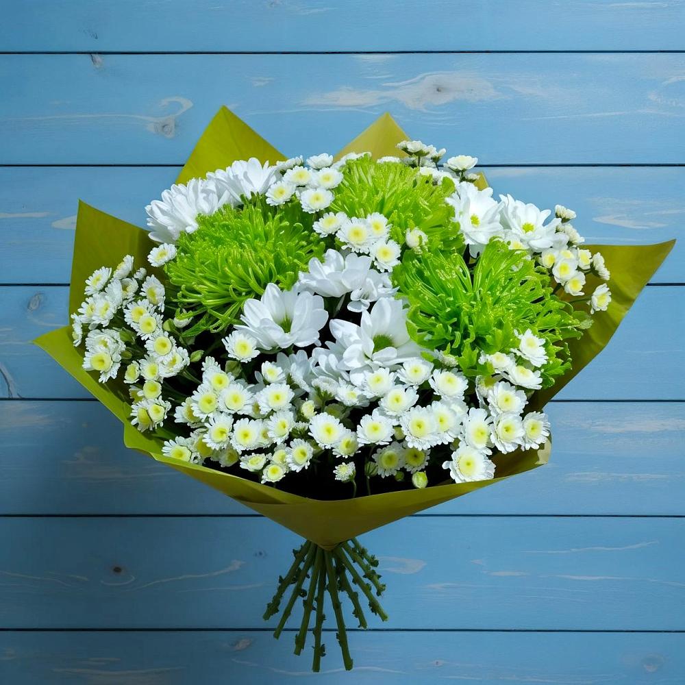 Букет цветов из: Хризантемы в Редино