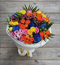 Букет цветов из:  Розы и Хризантемы в Редино