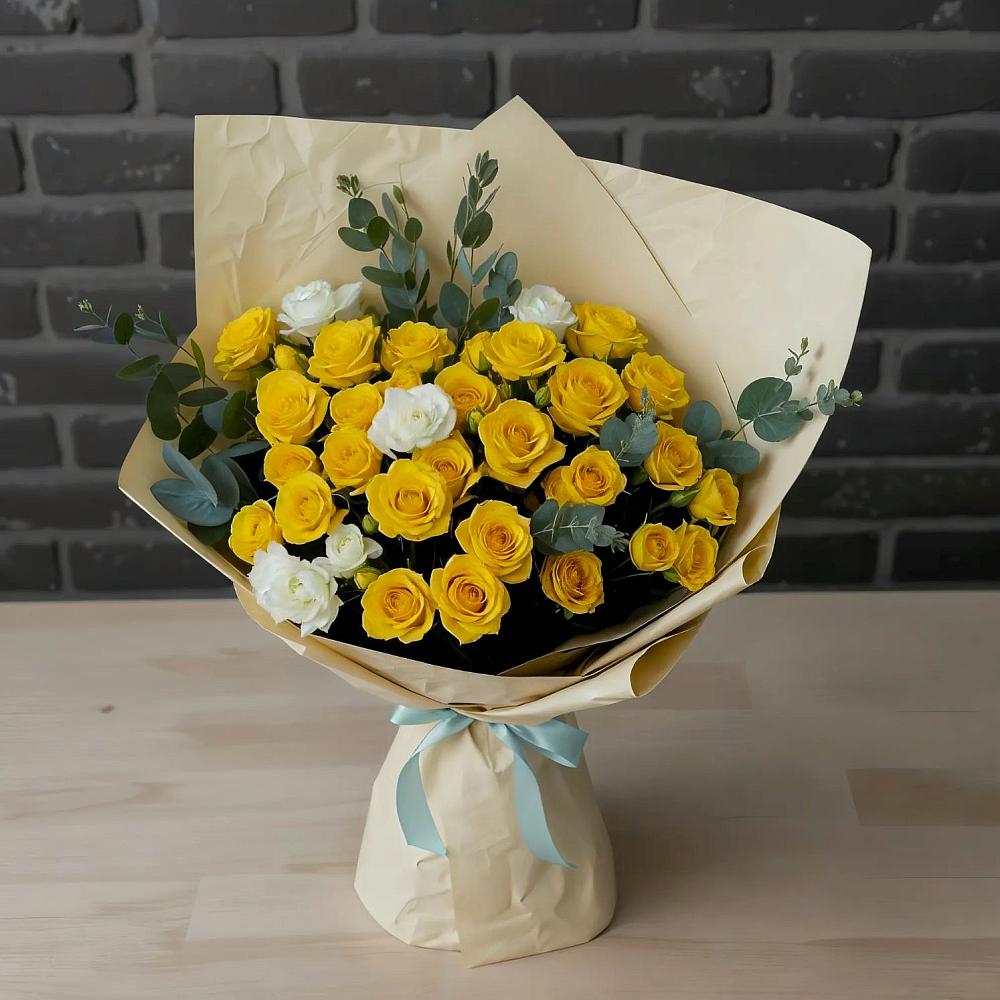 Букет цветов из: Розы в Редино