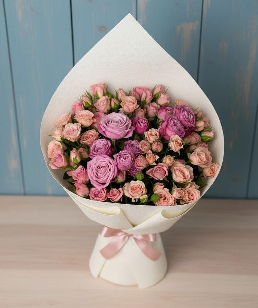 Букет цветов из: Розы в Редино