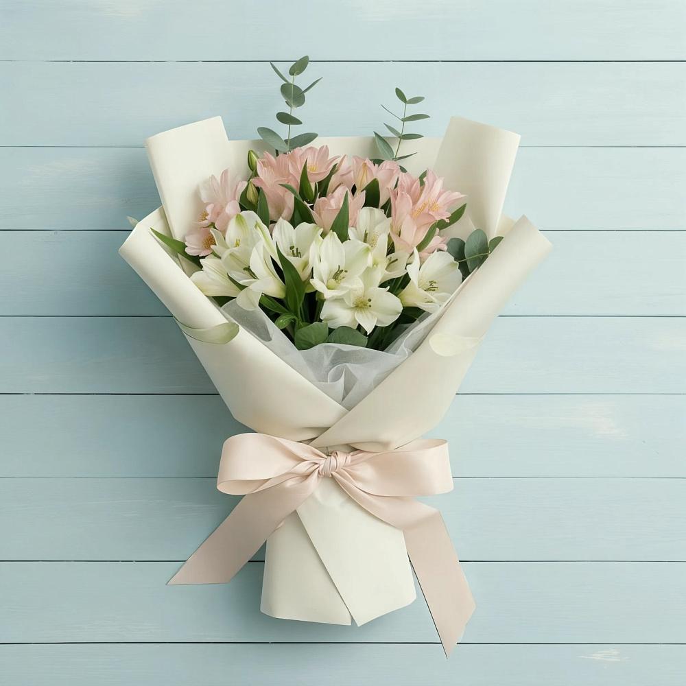 Букет цветов из: Альстромерии в Редино