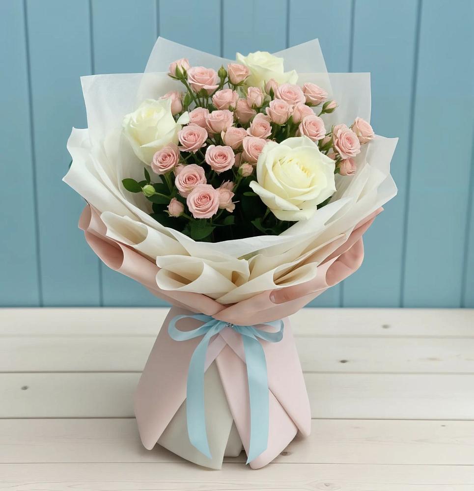 Букет цветов из: Розы в Редино